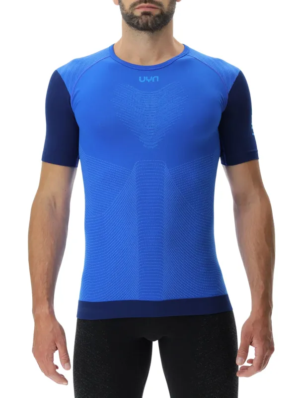 Koszulka męska UYN PB42 OW Shirt Short SL strong blue/peacot