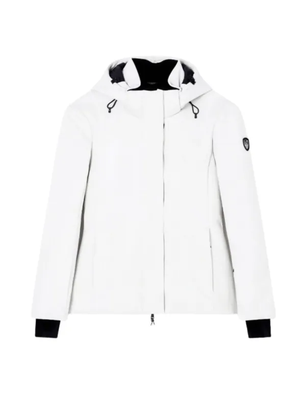 Kurtka narciarska damska EA7 Emporio Armani Kitzbühel Softshell Jacket White