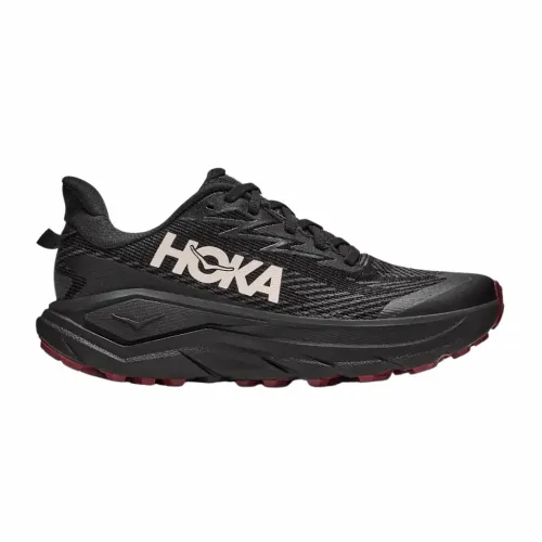 Buty do biegania damskie HOKA Challenger 8 GTX black/varsity burgundy