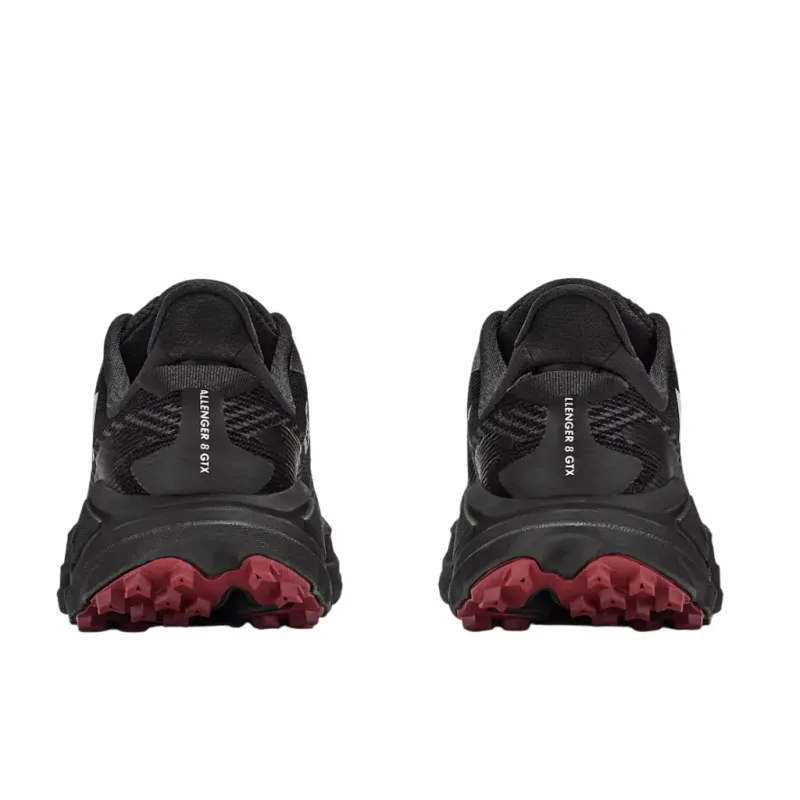 Buty do biegania damskie HOKA Challenger 8 GTX black/varsity burgundy