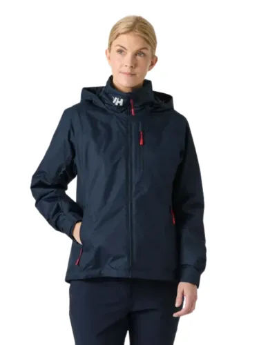 Kurtka damska Helly Hansen Crew Hooded Pile Jacket navy
