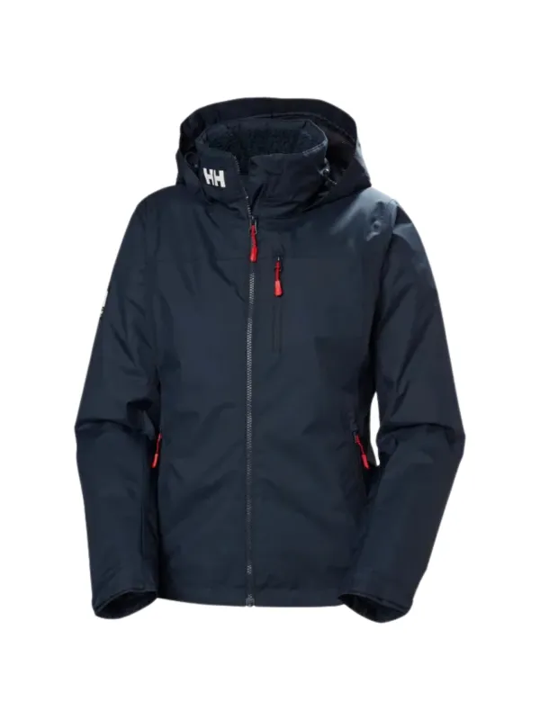 Kurtka damska Helly Hansen Crew Hooded Pile Jacket navy