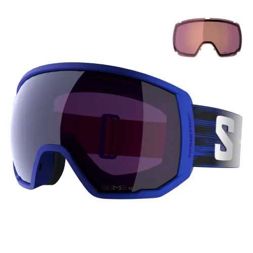 Gogle narciarskie Salomon Radium Pro Outline SIGMA +1 Lens race blue