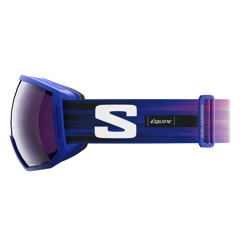 Gogle Salomon Radium Pro Outline SIGMA +1 Lens race blue