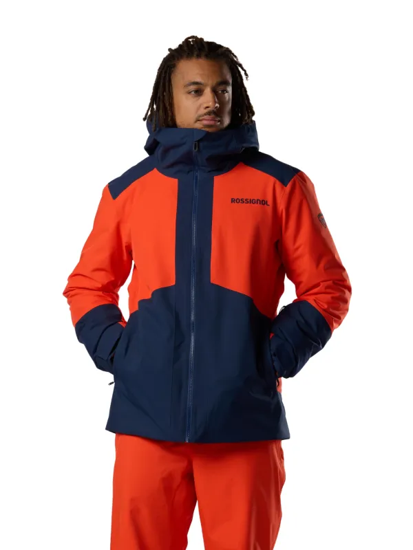 Kurtka narciarska męska Rossignol Rochrun Insulated golden gate / dark navy