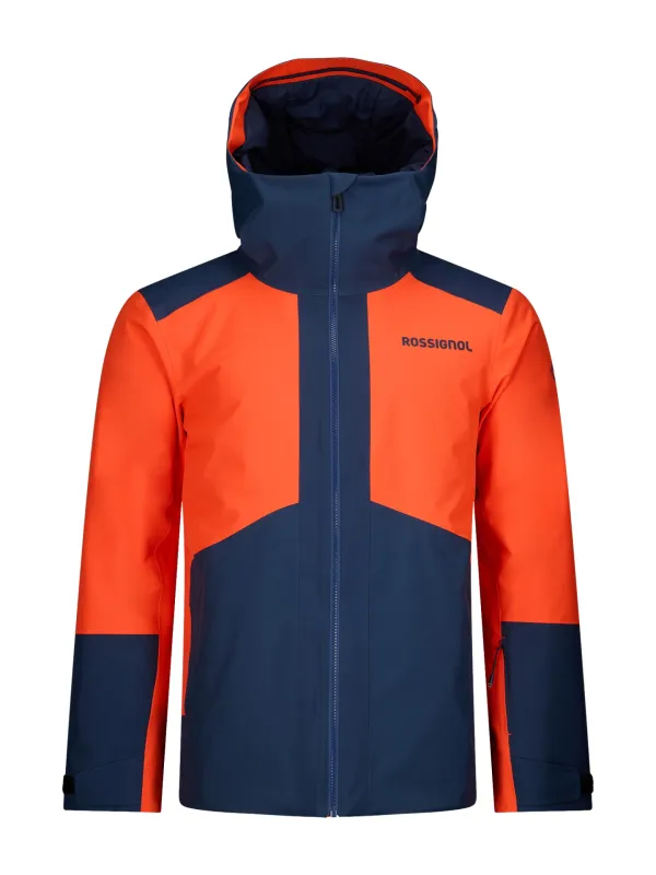 Kurtka narciarska męska Rossignol Rochrun Insulated golden gate / dark navy