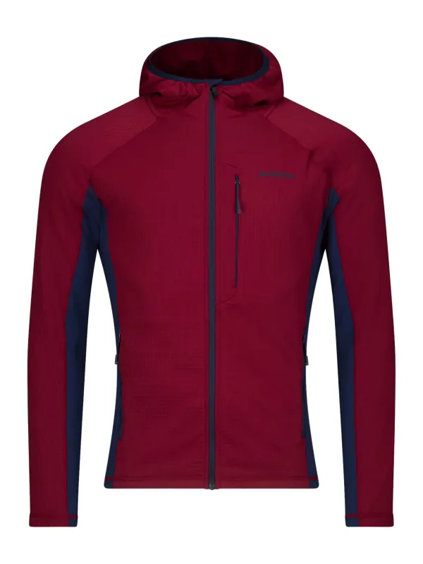 Bluza narciarska męska Rossignol Blackside FZH Fleece Tibetan Red