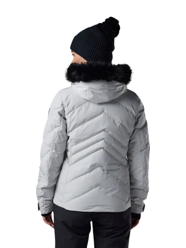 Kurtka narciarska damska Rossignol Staci Insulated Silver Pearly