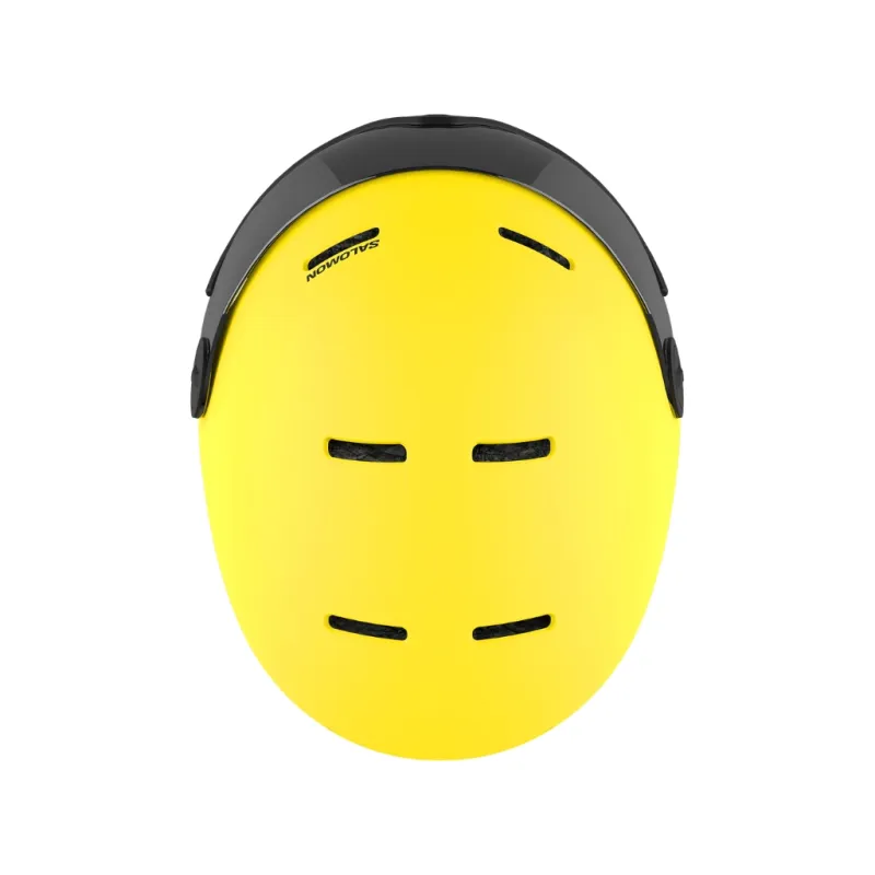 Kask narciarski dziecięcy Salomon Orka Visor vibrant yellow