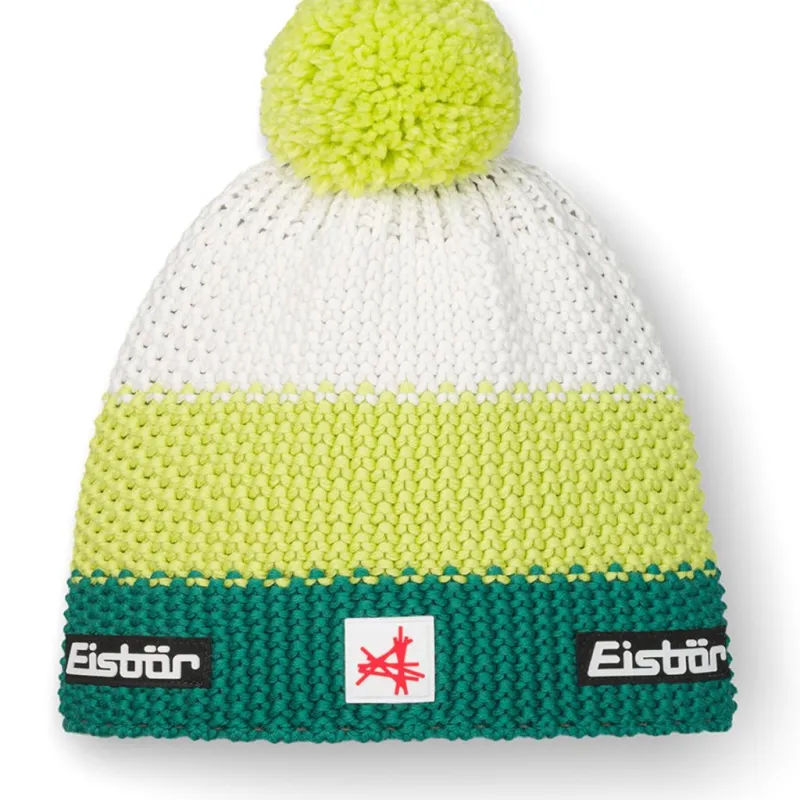 Czapka dziecięca Eisbar Star Pompon MÜ SA kids blue/lemon/white