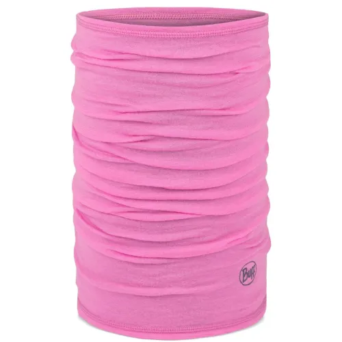 Komin wielofunkcyjny Buff Merino Lightweight solid fluor fuchsia