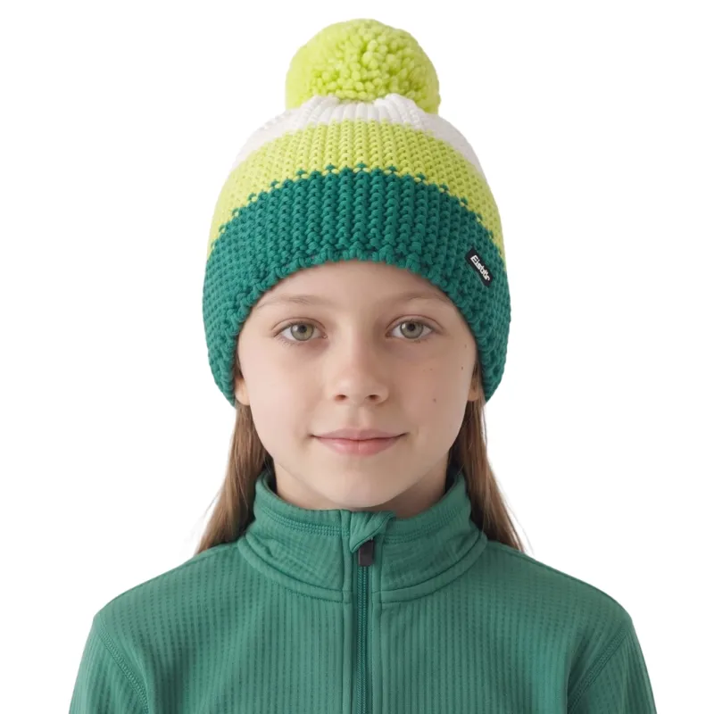 Czapka dziecięca Eisbar Star Pompon MÜ kids green/lime/white