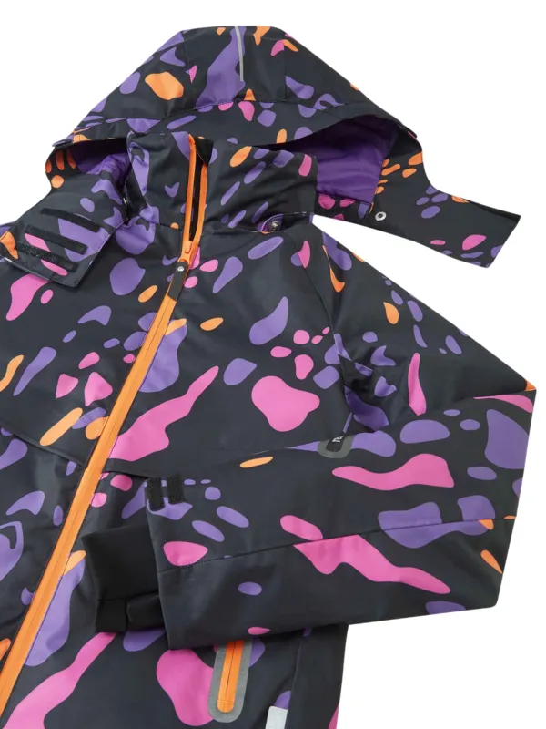 Kurtka narciarska dziecięca Reima Posio plum purple