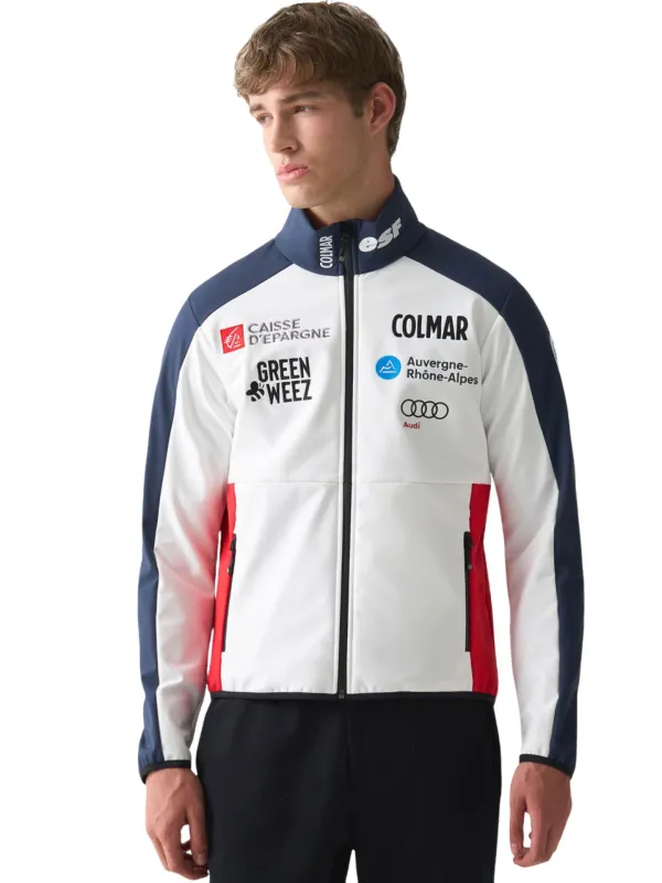 Kurtka narciarska męska Colmar Replica Softshell Jacket White Navy Bright Red