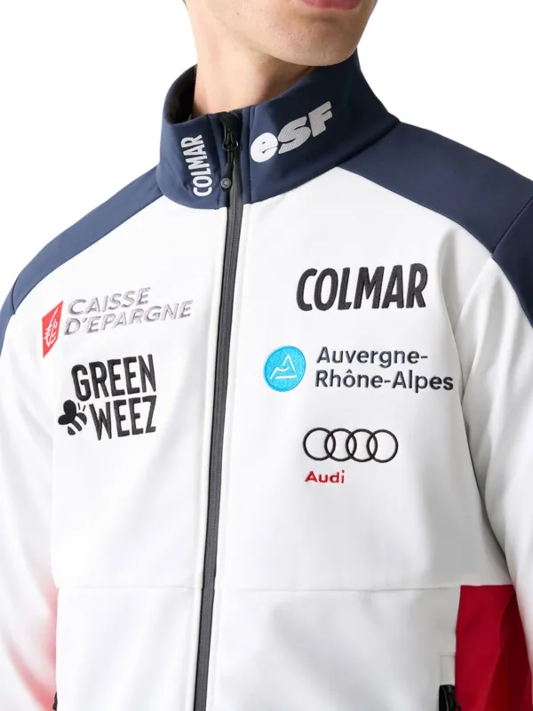 Kurtka narciarska męska Colmar Replica Softshell Jacket White Navy Bright Red