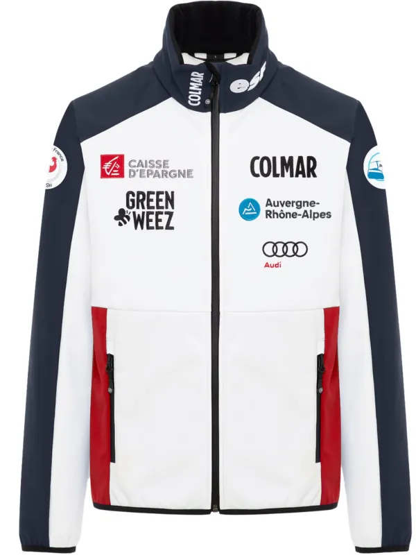 Kurtka narciarska męska Colmar Replica Softshell Jacket White Navy Bright Red