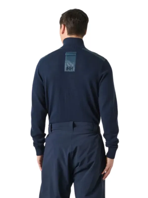 Sweter męski Helly Hansen Afton Knitted Half-Zip navy