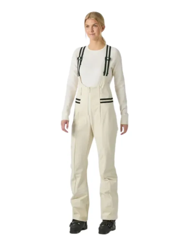 Spodnie narciarskie damskie Helly Hansen Avanti Softshell Bib cream