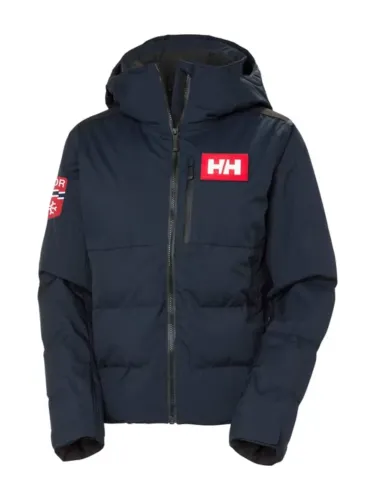 Kurtka narciarska damska Helly Hansen Kvitfjell Puffy Merch navy