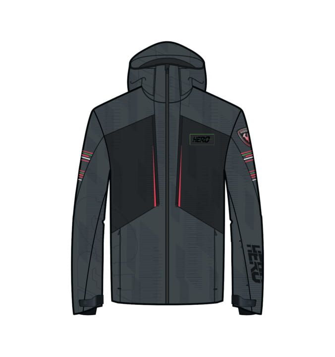 Kurtka narciarska Rossignol Hero Course Jacket Szara