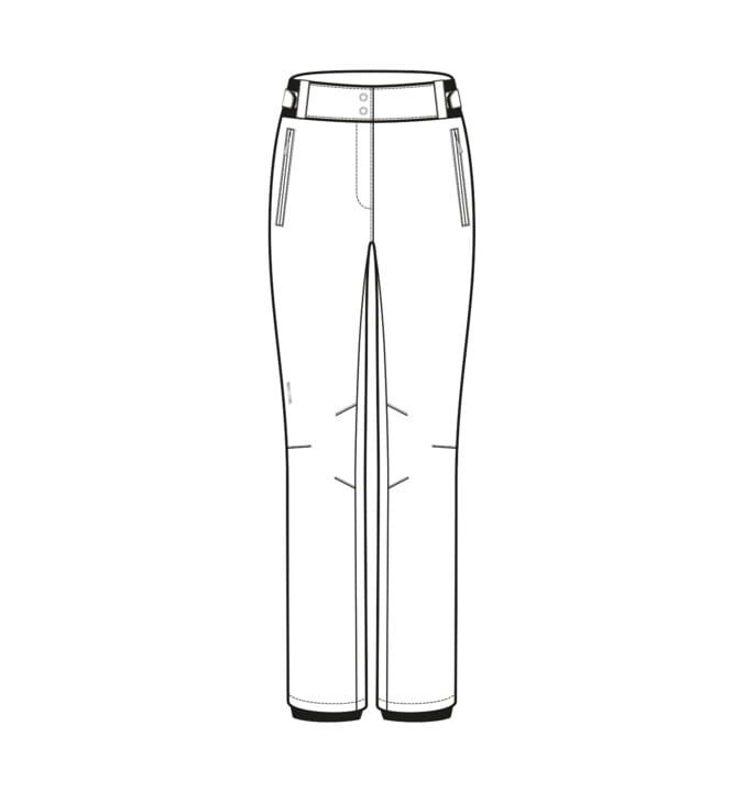 Spodnie narciarskie Rossignol damskie Ski Pant białe