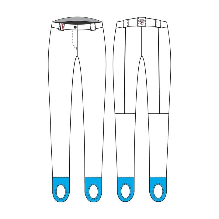 Spodnie narciarskie Rossignol damskie W Ski Fuseau białe