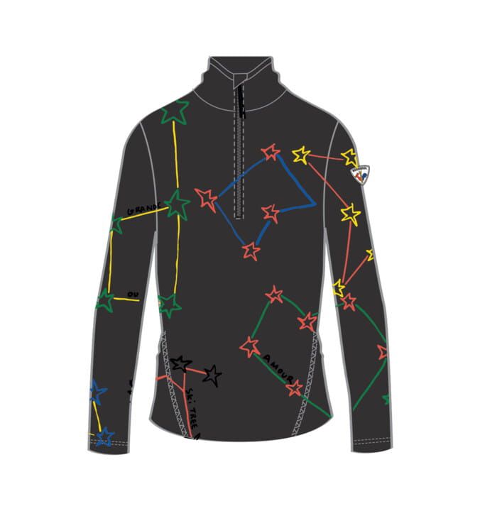 Bluza Rossignol JCC damska Booster 1/2 Zip czarna