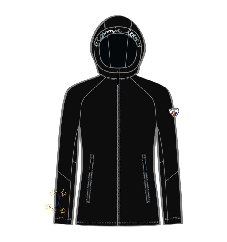 Bluza Rossignol JCC damska Climi z kapturem czarna