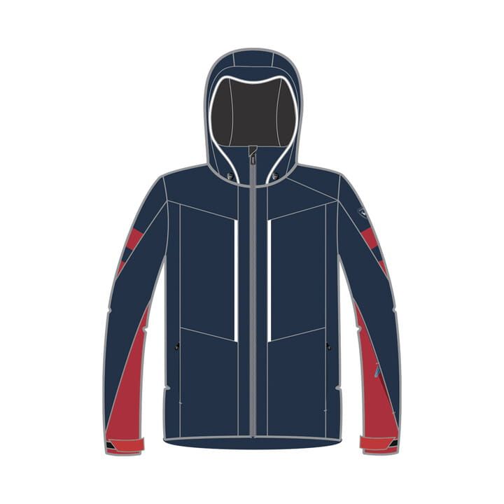 Kurtka narciarska Rossignol dziecięca Boy Ski granatowe