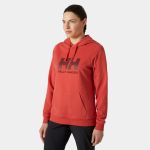 Bluza Helly Hansen W HH Logo Hoodie Poppy czerwona