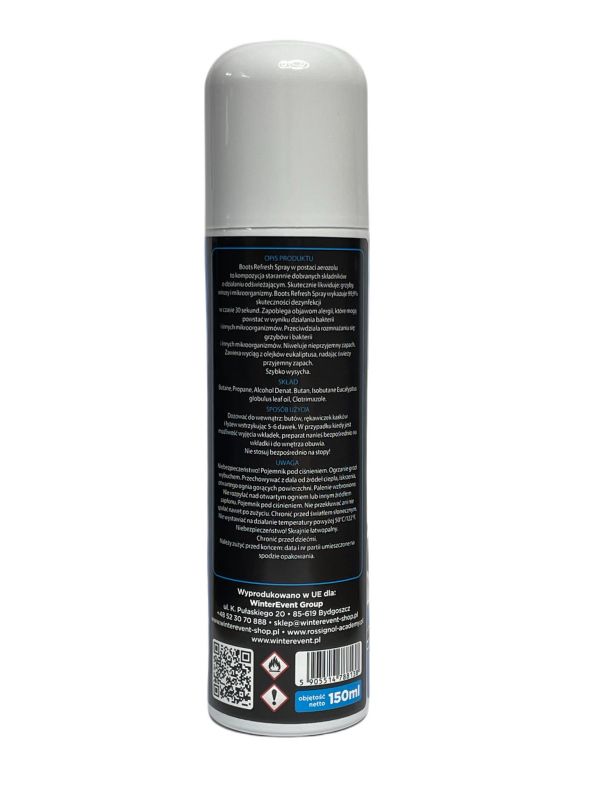 Spray odświeżający do obuwia Boots refresh 150 ml