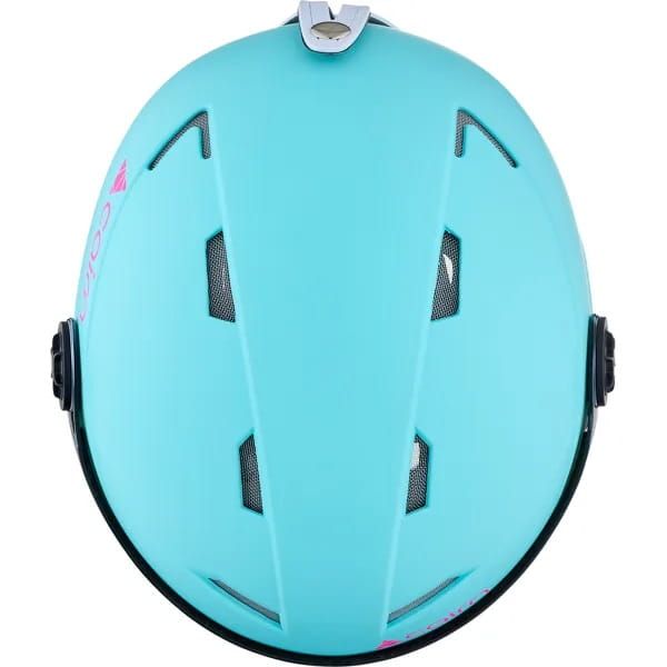 Kask Narciarski Cairn Orbit Visor J Turquoise Neon Pink