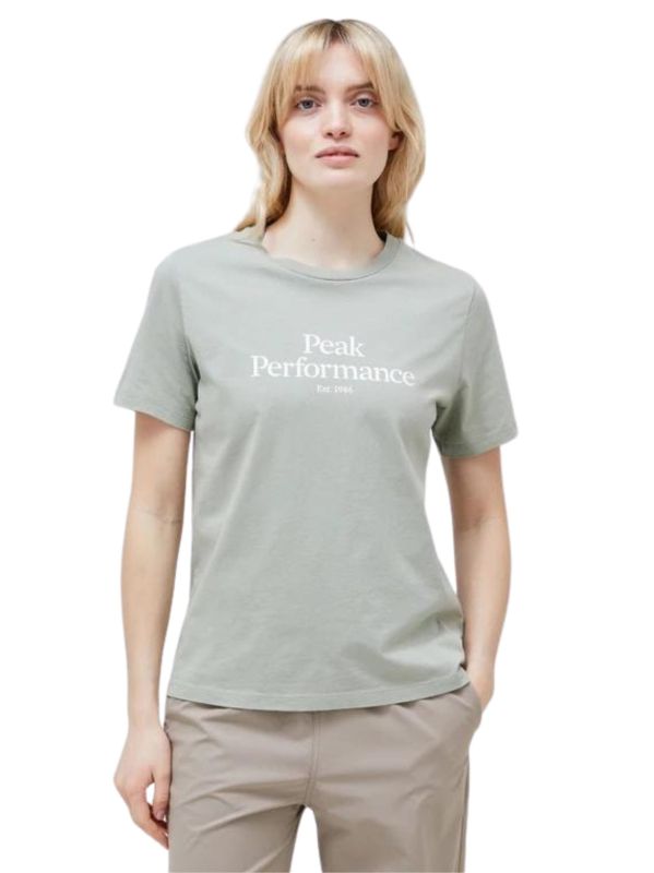 Koszulka Peak Performance damska Original zielona