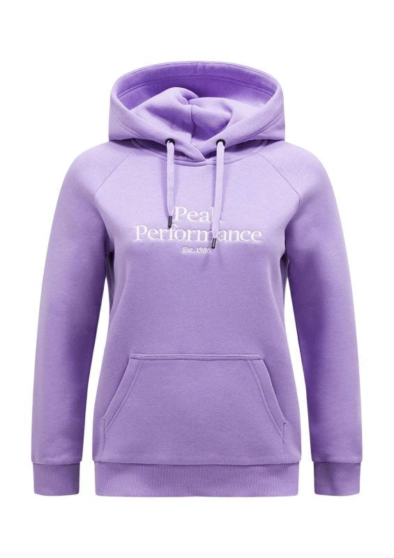 Bluza Peak Performance damska Original Hood fioletowa