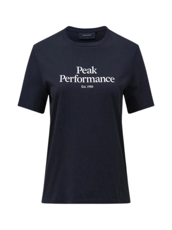 Koszulka Peak Performance damska Original Small Logo Tee czarna