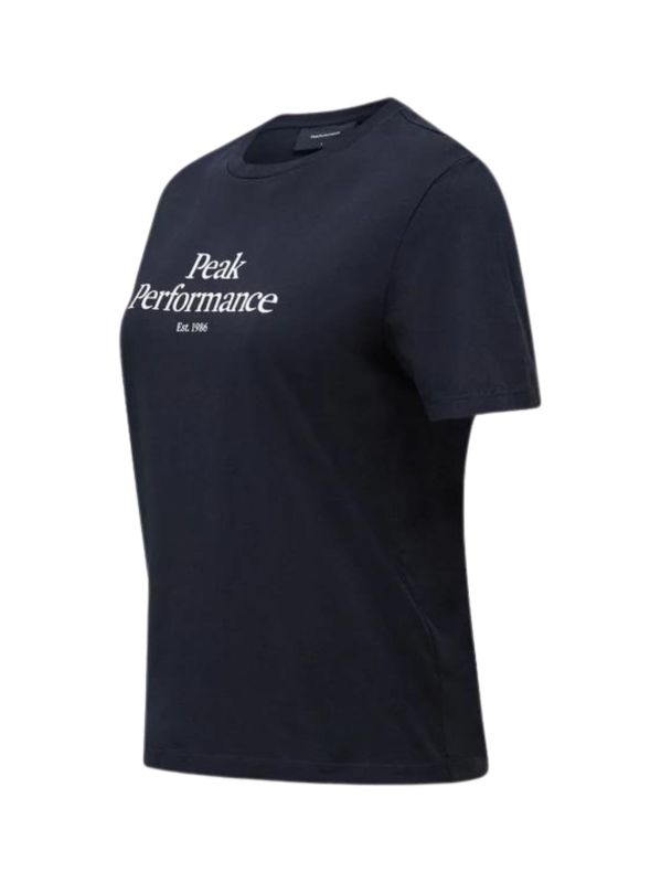 Koszulka Peak Performance damska Original Small Logo Tee czarna