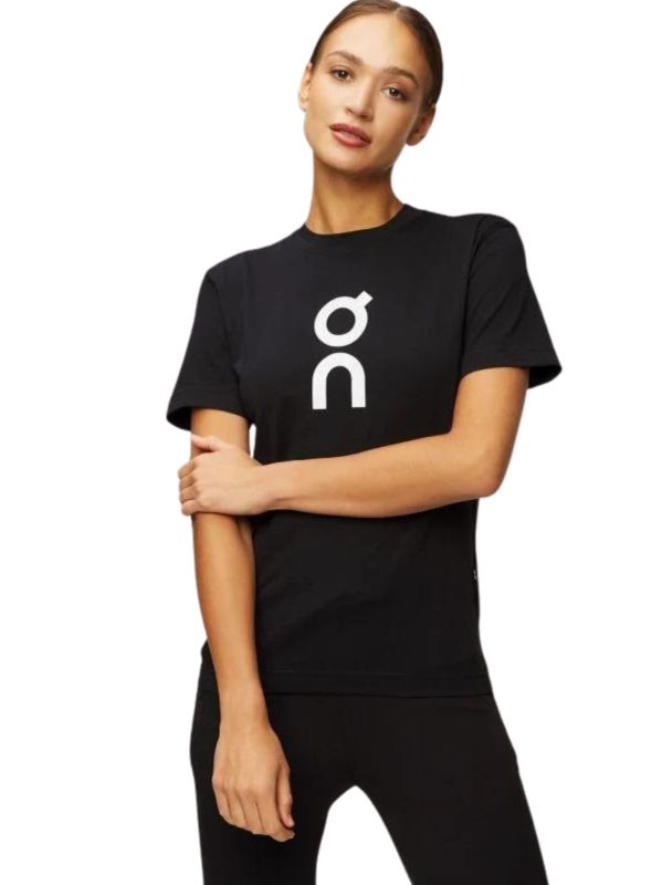 Koszulka damska On Running Graphic-T czarno z logo