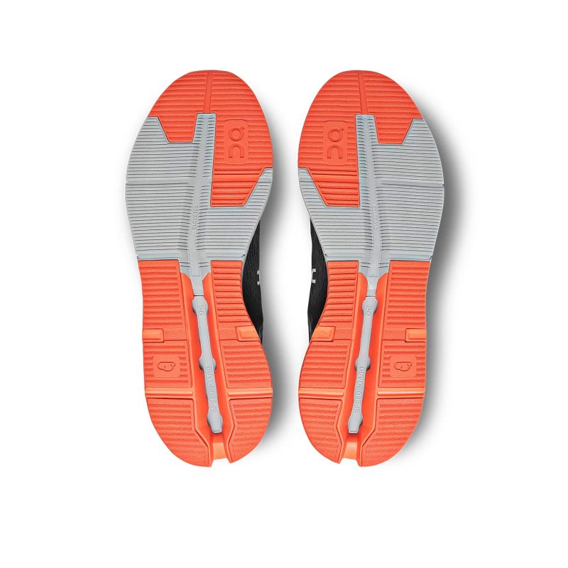 Buty męskie On Running Cloudnova Flux czarno-pomarańczowe