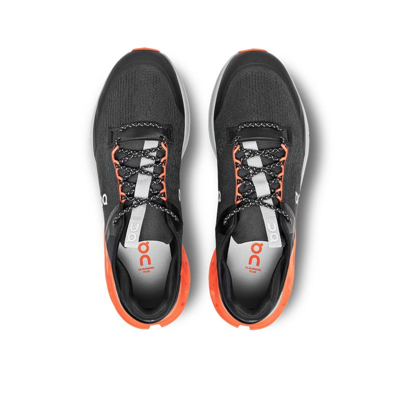 Buty męskie On Running Cloudnova Flux czarno-pomarańczowe