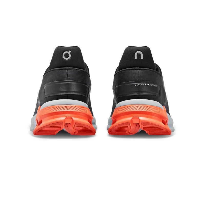 Buty męskie On Running Cloudnova Flux czarno-pomarańczowe