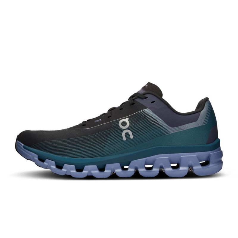 Buty męskie On Running Cloudflow czarno-niebieskie
