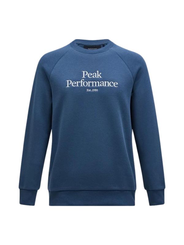 Bluza męska Peak Performance Original Crew niebieska