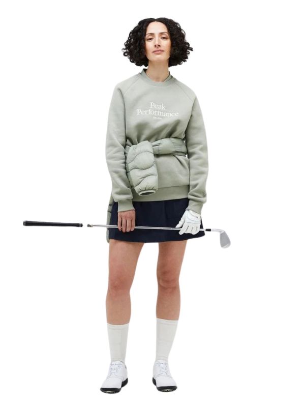 Bluza Peak Performance damska Original Crew Limit green