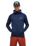 Bluza Peak Performance męska Rider Zip Hood granatowa z kapturem