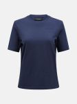Koszulka Peak Performance damska Original Small Logo Tee granatowa