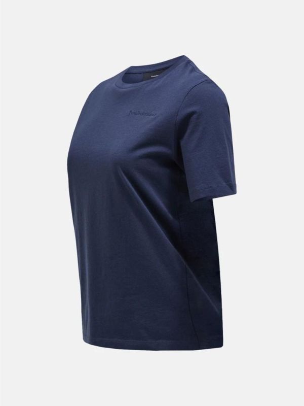 Koszulka Peak Performance damska Original Small Logo Tee granatowa