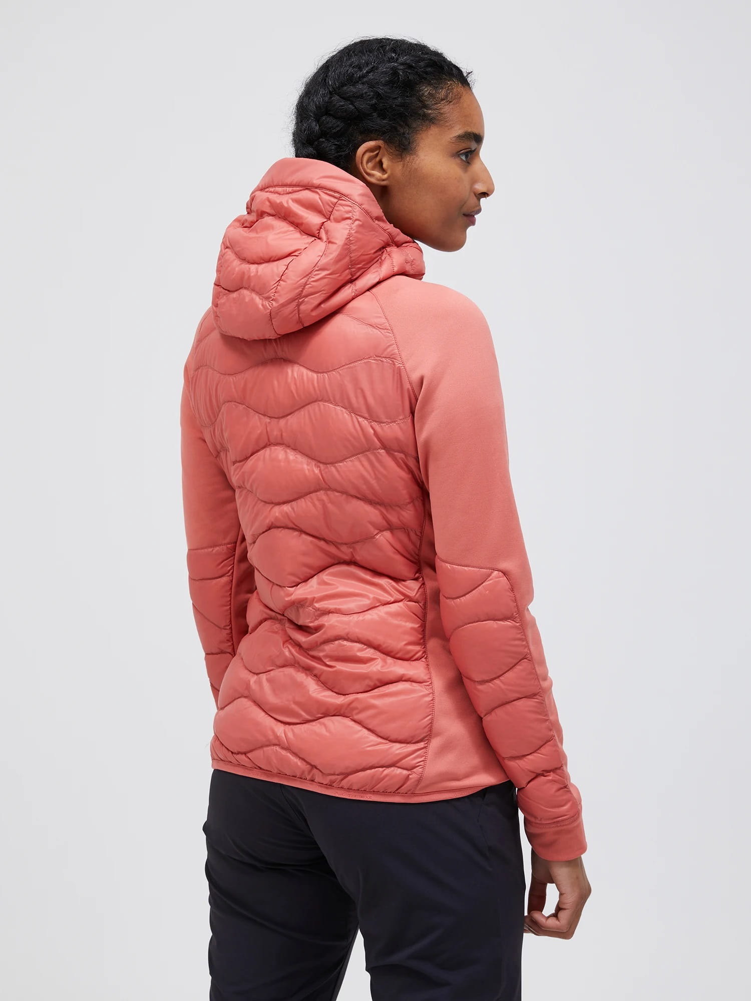 KURTKA PEAK PERFORMANCE DAMSKA W HELIUM DOWN HYBRID HOOD TREK PINK PeakStore